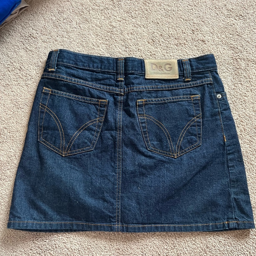 Dolce Gabbana denim skirt 28